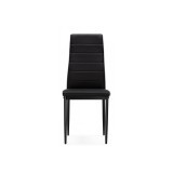 DC2-001 black / white Стул на металлокаркасе купить