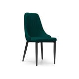 Kora green / black Стул на металлокаркасе недорого