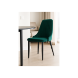 Kora green / black Стул на металлокаркасе распродажа