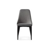 Kora dark gray / black Стул на металлокаркасе купить