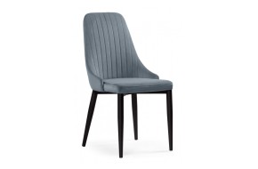 Стул Kora gray / black на металлокаркасе