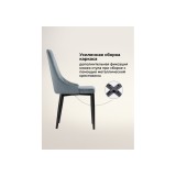 Kora gray / black Стул на металлокаркасе фото