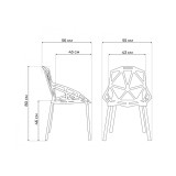 One PC-015 белый Пластиковый стул от производителя