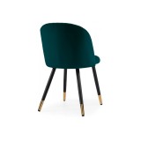Gabi green / black Стул на металлокаркасе распродажа