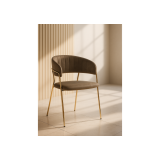 Kamelia cappuccino / gold Стул на металлокаркасе распродажа