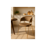 Kamelia cappuccino / gold Стул на металлокаркасе от производителя