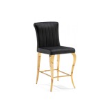 Joan black / gold Барный стул недорого