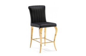 Стул Joan black / gold Барный