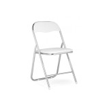 Fold 1 складной white / chrome Стул на металлокаркасе недорого