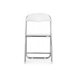 Fold 1 складной white / chrome Стул на металлокаркасе недорого