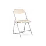 Fold 1 складной beige / chrome Стул на металлокаркасе недорого