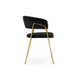 Kamelia 1 black / gold Стул на металлокаркасе купить