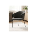 Kortni dark grey / black Стул на металлокаркасе от производителя