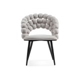 Ball gray / black Стул на металлокаркасе от производителя