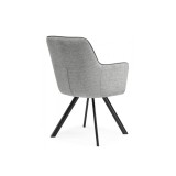 Elis gray / dark gray / black Стул на металлокаркасе купить