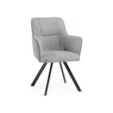 Elis gray / dark gray / black Стул на металлокаркасе недорого