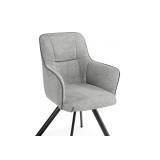 Elis gray / dark gray / black Стул на металлокаркасе от производителя