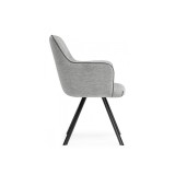 Elis gray / dark gray / black Стул на металлокаркасе недорого