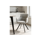 Elis gray / dark gray / black Стул на металлокаркасе купить