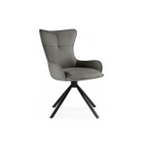 Chicago light gray / black Стул на металлокаркасе недорого