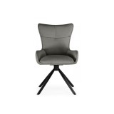 Chicago light gray / black Стул на металлокаркасе купить