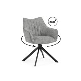 Denever gray / black Стул на металлокаркасе недорого