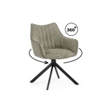 Denever beige / black Стул на металлокаркасе недорого
