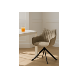 Denever beige / black Стул на металлокаркасе купить