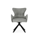 Atlanta gray / black крутящийся Стул на металлокаркасе купить