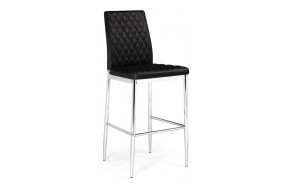 Стул Teon black / chrome Барный
