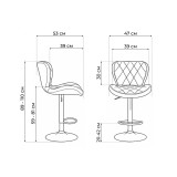 Porch black / chrome Барный стул распродажа