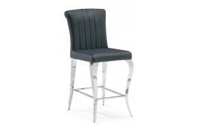 Стул Joan dark grey / steel Барный