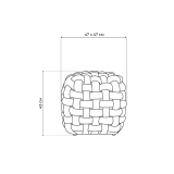 Akura-П белый велюр Банкетка купить