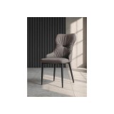Neli gray / black Стул на металлокаркасе недорого