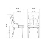 Neli gray / black Стул на металлокаркасе распродажа