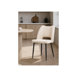 Barton beige / black Стул на металлокаркасе недорого