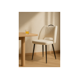 Barton beige / black Стул на металлокаркасе от производителя