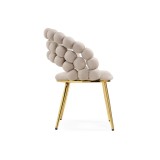 Ball beige / gold Стул на металлокаркасе от производителя