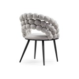 Ball gray / black Стул на металлокаркасе купить