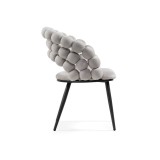 Ball gray / black Стул на металлокаркасе недорого