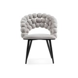 Ball gray / black Стул на металлокаркасе от производителя