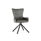 Chicago light gray / black Стул на металлокаркасе распродажа