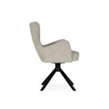 Atlanta beige / black крутящийся Стул на металлокаркасе от производителя