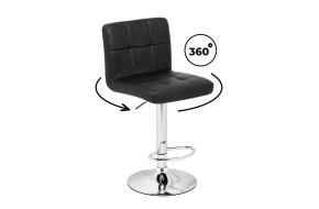 Стул Paskal black / chrome Барный