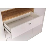 Бэль Комод 10.95 Дуб Золотой / Белый купить