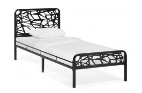 Односпальная кровать Кубо 90х200 черный