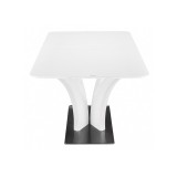 Horns 120 super white Стол стеклянный купить