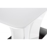 Horns 120 super white Стол стеклянный купить