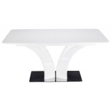 Horns 120 super white Стол стеклянный распродажа