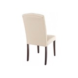 Menson dark walnut  / fabric cream Стул деревянный от производителя